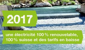 SIG fournit de l’électricité 100% renouvelable depuis le 1er janvier