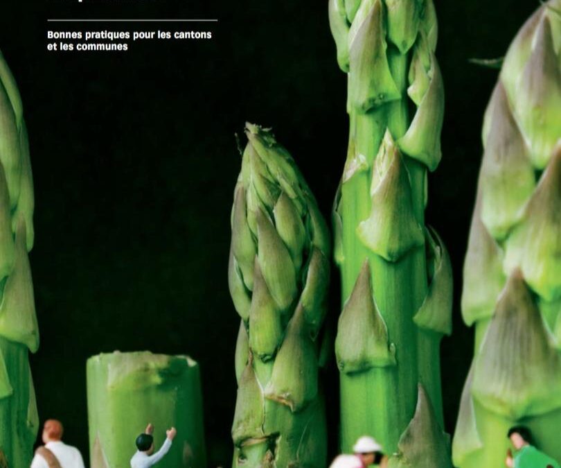 Vers une alimentation responsable – Bonnes pratiques pour les cantons et les communes