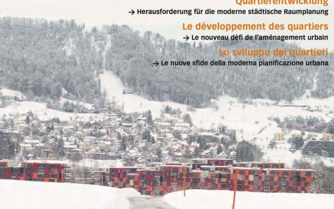 La brochure « Forum du développement territorial » se penche sur le développement des quartiers