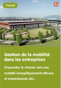 Programme «Gestion de la mobilité dans les entreprises» 2014-2018