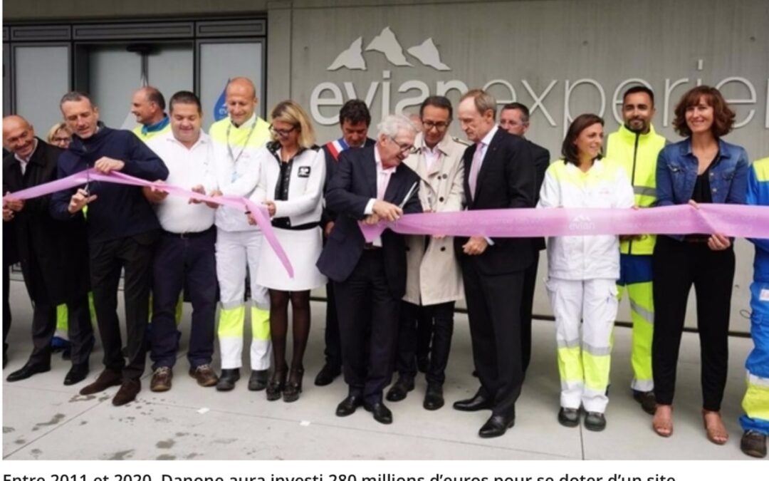 Danone inaugure à Evian une nouvelle usine «zéro carbone»
