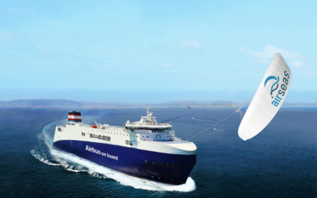 Une aile qui tracte les navires pour réduire la pollution maritime