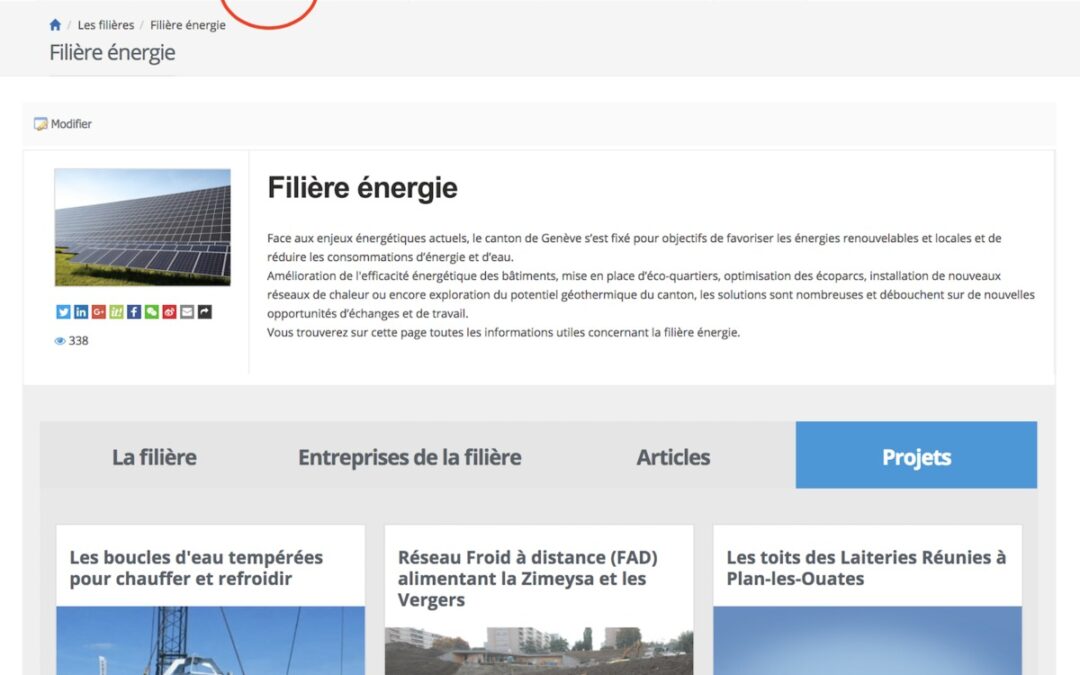 Nouveauté Genie ! Découvrez l&rsquo;onglet « Filières »