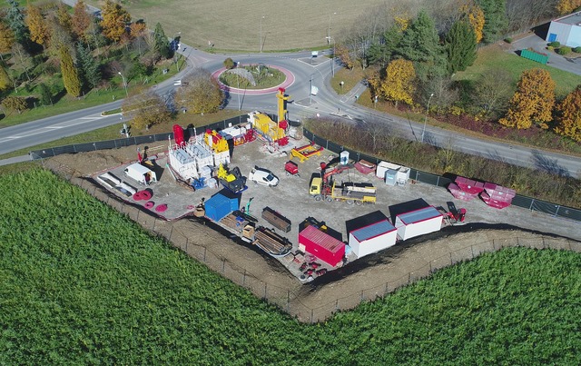 Forage géothermique prometteur à Satigny