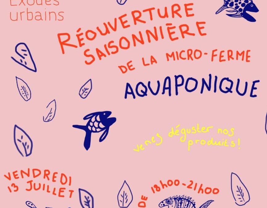 Réouverture de la micro-ferme aquaponique des Grottes