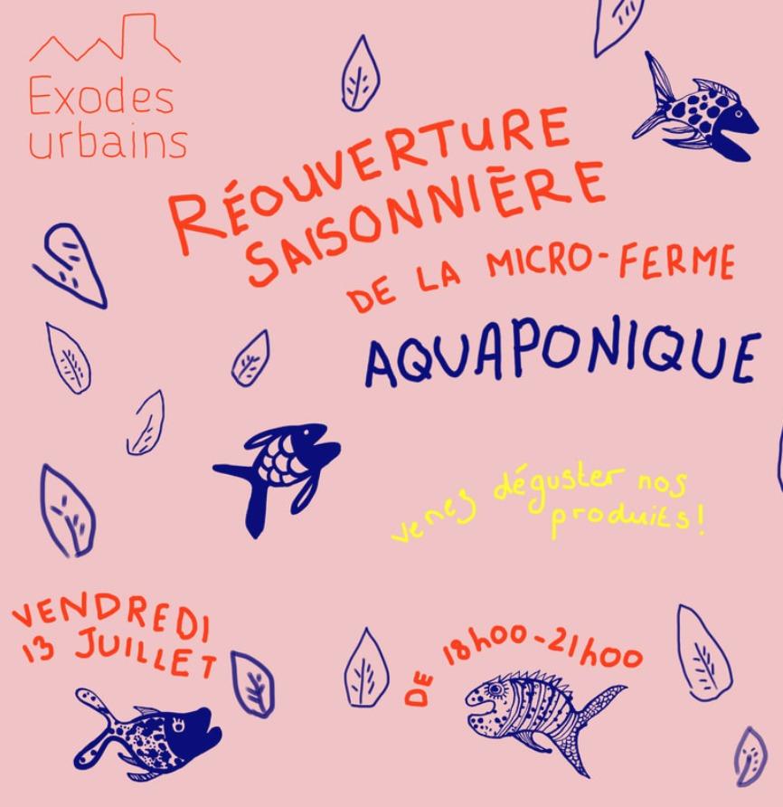 Réouverture de la micro-ferme aquaponique des Grottes