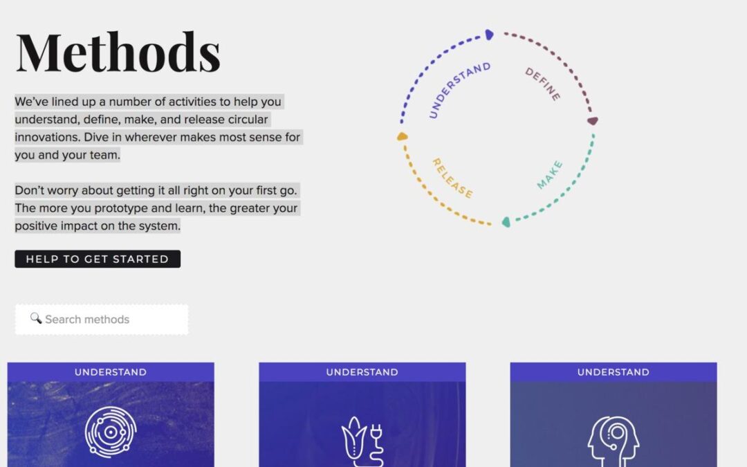 Une boite à outils présente les méthodes du « design circulaire »