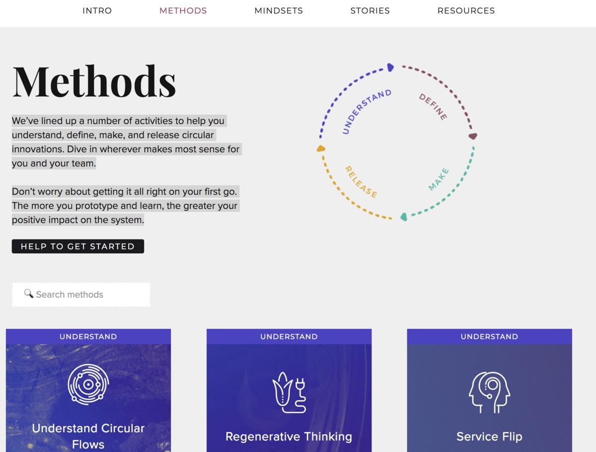 Une boite à outils présente les méthodes du "design circulaire"
