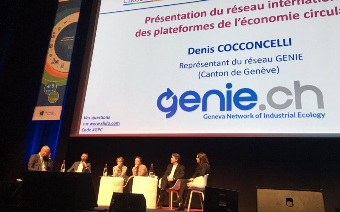 GENIE.ch à l&rsquo;honneur lors de la 2ème édition du « Grand Paris Circulaire