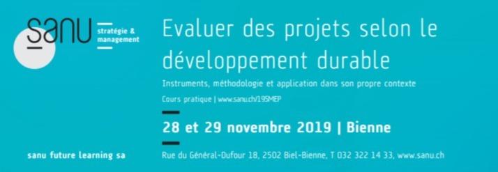 Formation : Evaluer des projets selon le développement durable