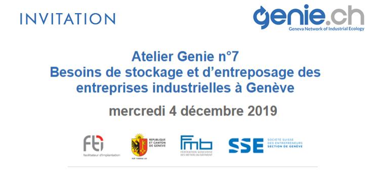 4 décembre 2019 – il est encore temps de vous inscrire à l&rsquo;atelier Genie n°7