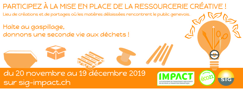 Halte au gaspillage! Réemployons les matières délaissées