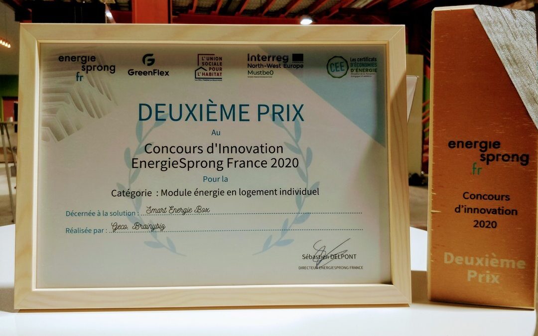 Le prototype énergie 0Kwh de Brainybiz primé par EnergieSprong