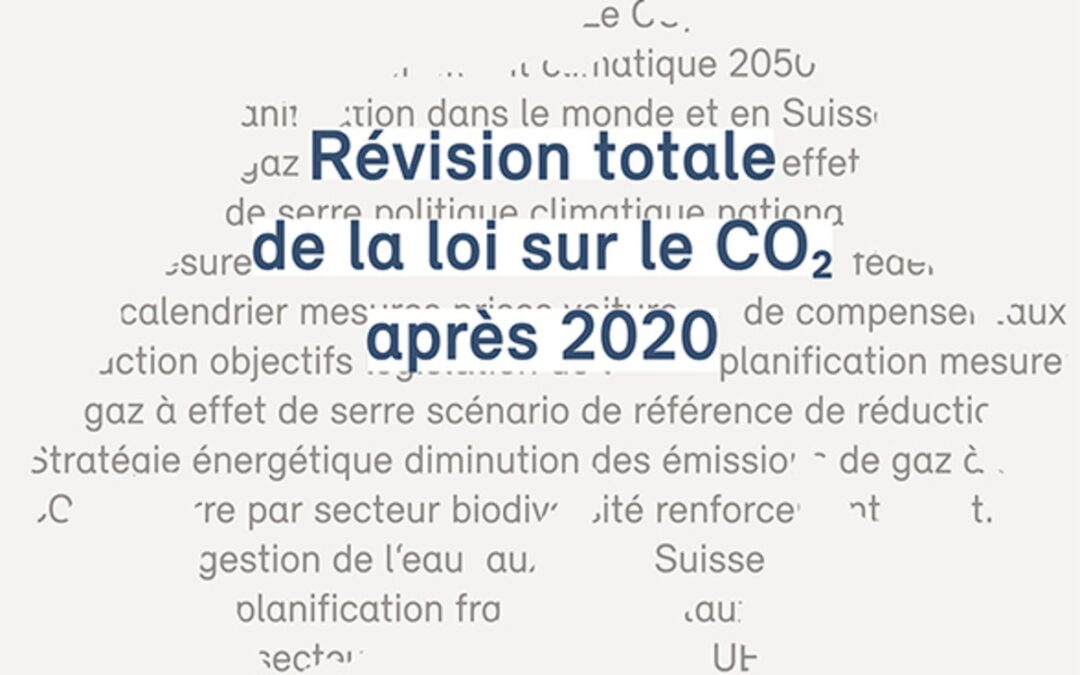 Risques et opportunités de la révision de la loi sur le CO2