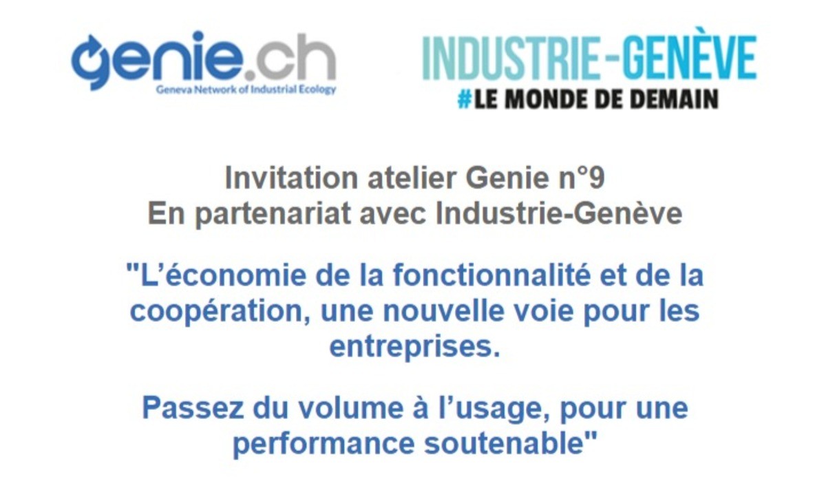 2596_cover Programme de l'atelier Genie.ch sur l'économie de la fonctionnalité et de la coopération