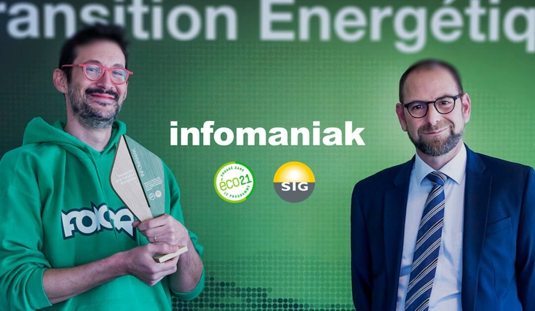 Infomaniak remporte le Trophée SIG de la Transition Énergétique