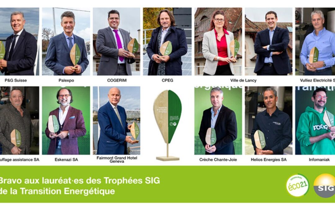 Les Trophées SIG de la transition énergétique 2019