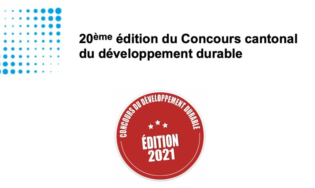 20ème édition du Concours cantonal du développement durable