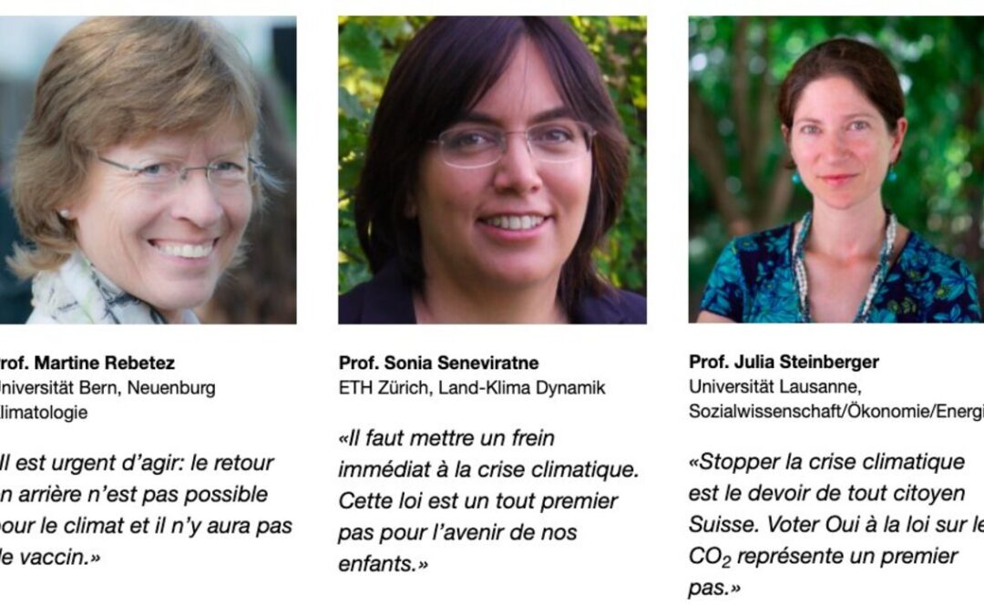 Les scientifiques suisses se mobilisent pour la loi sur le CO2