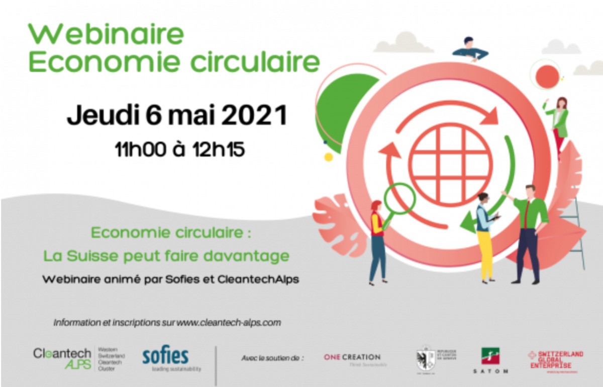 Webinaire économie circulaire "La Suisse peut faire davantage" : Regardez le replay !