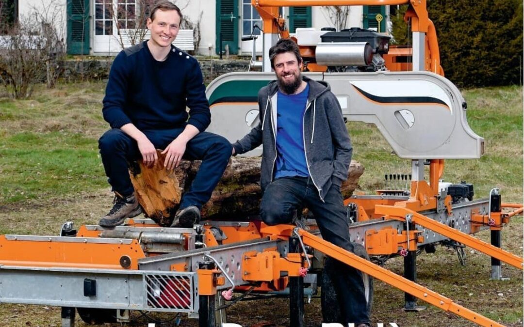 Une entreprise de scierie mobile valorise le bois local à Genève