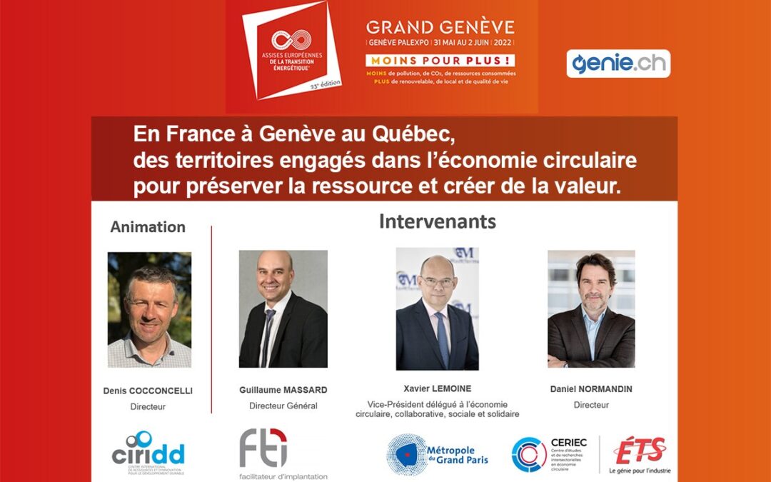 GENIE.CH à la 23ème édition des Assises de la Transition Energétique, retour en images