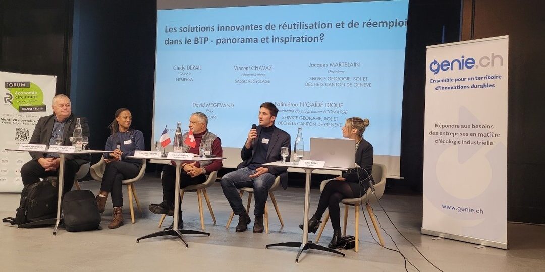 Circularité et valorisation des déchets de chantier – Retour sur le Forum de l’économie circulaire transfrontalier