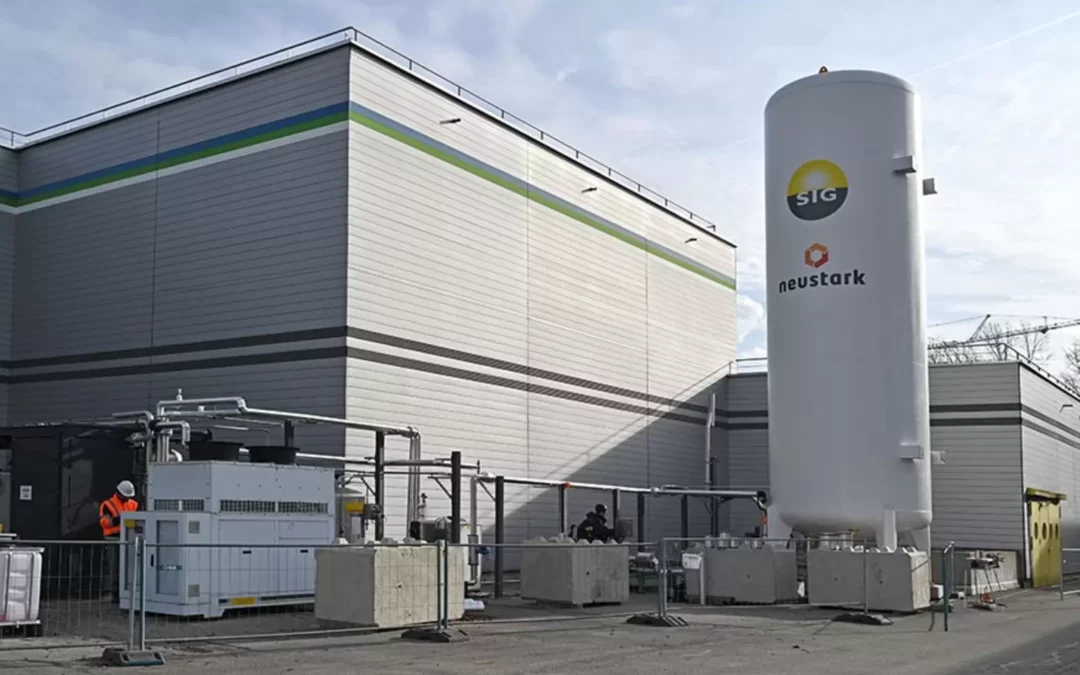 Projet pilote SIG: Stockage de CO2 dans du béton recyclé