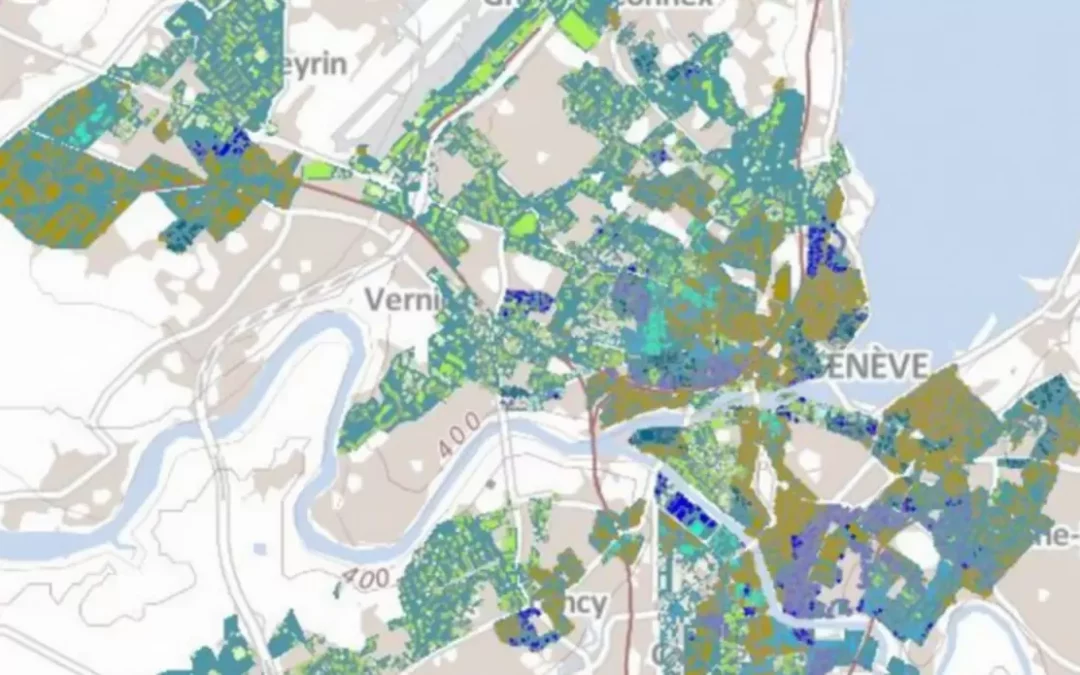 Genève: carte interactive des réseaux thermiques structurants