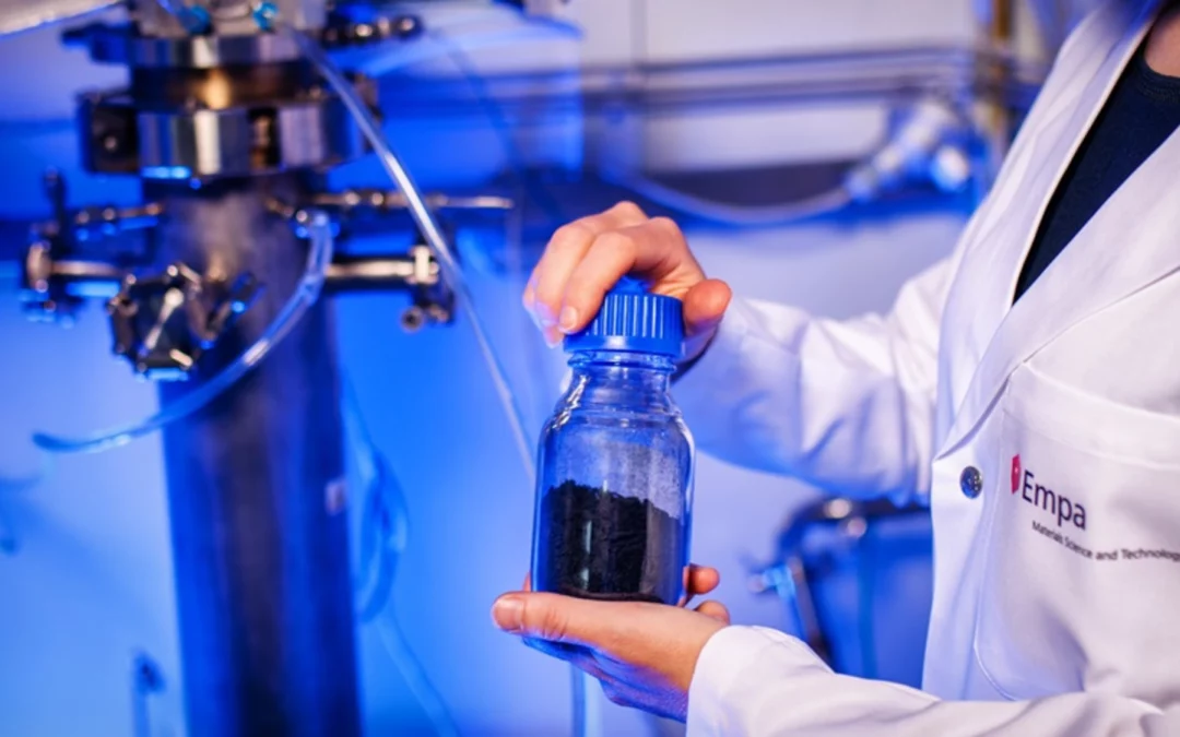 EMPA – Pyrolyse négative en CO2: utiliser le carbone végétal à long terme