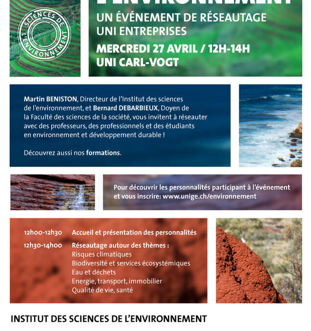 27 avril: Inscriptions ouvertes à Synergies pour l&rsquo;environnement