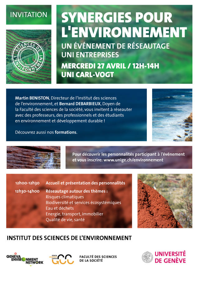 569_cover 27 avril: Inscriptions ouvertes à Synergies pour l'environnement