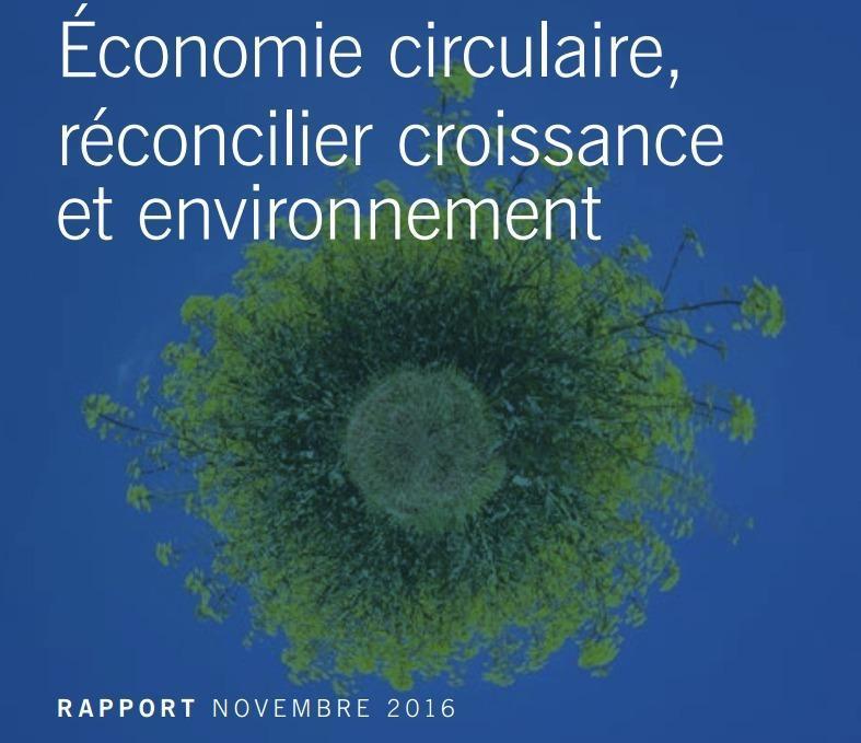 Publication du rapport de l'institut Montaigne: Economie circulaire