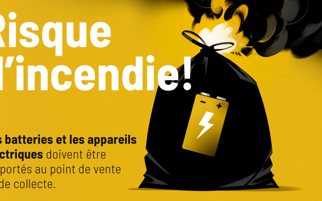 Atelier – Prévenir les incendies des batteries lithium-ion dans les points de collecte (04.09, Yverdon)